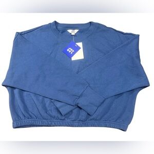 JoyLab Classic Blue Crewneck Sweater